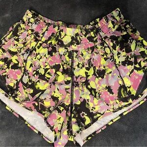 Lululemon Black and Pink Athletic Shorts